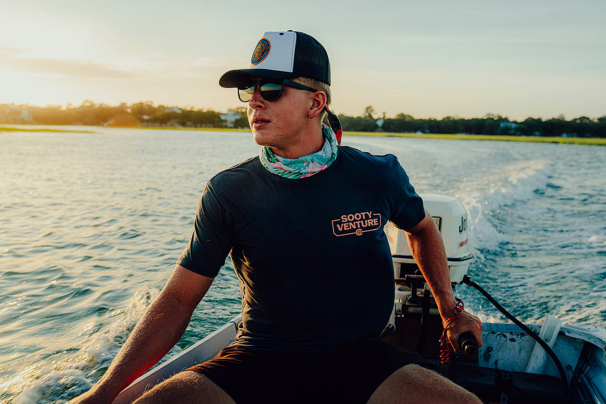 Roam free patch Trucker Snapback Hat
