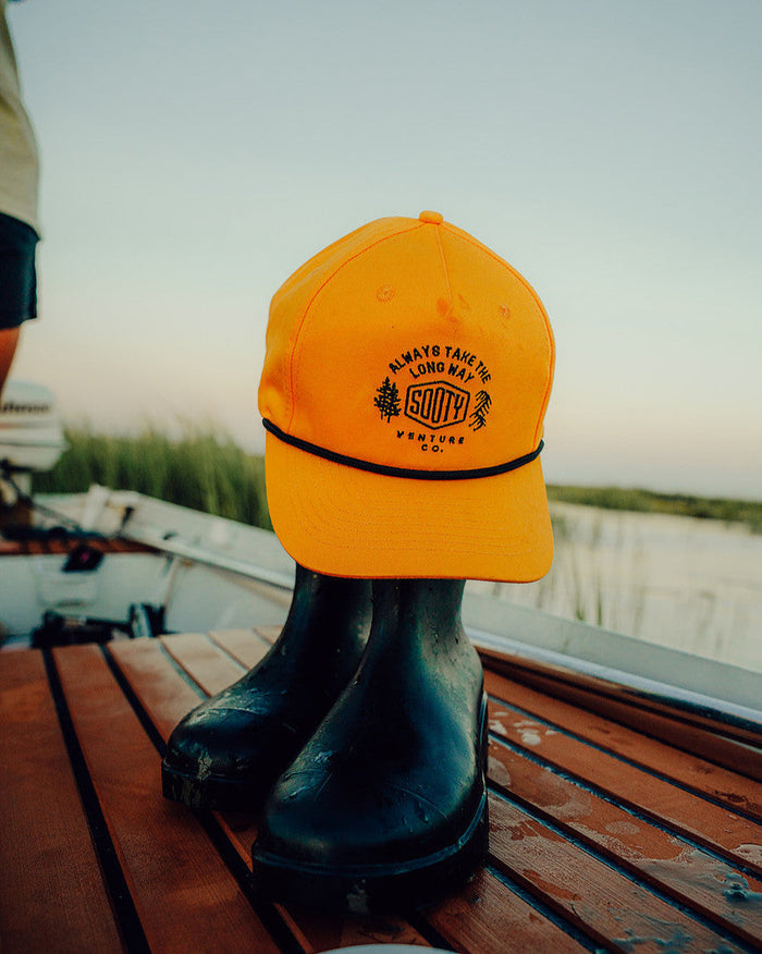 Outbound Unstructured Snapback Hat Yellow