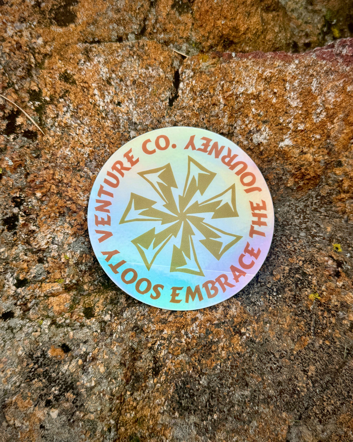 Journey Holographic Sticker