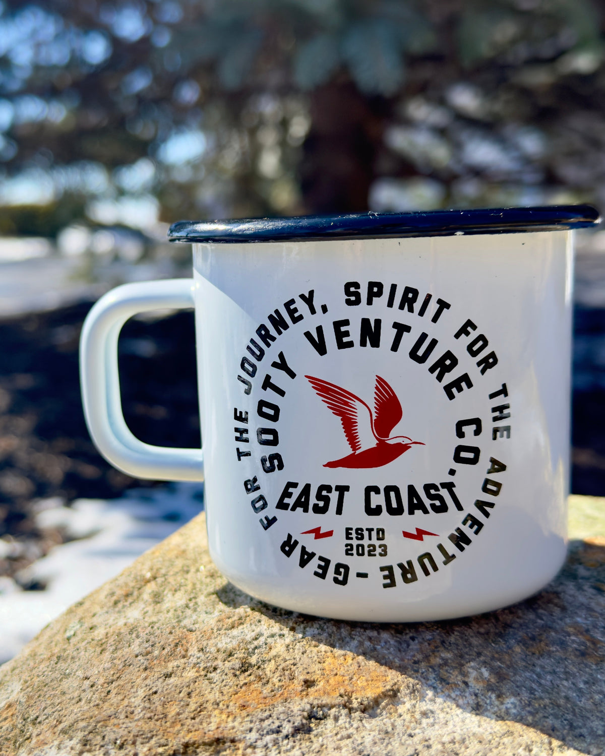 White Enamel Mug