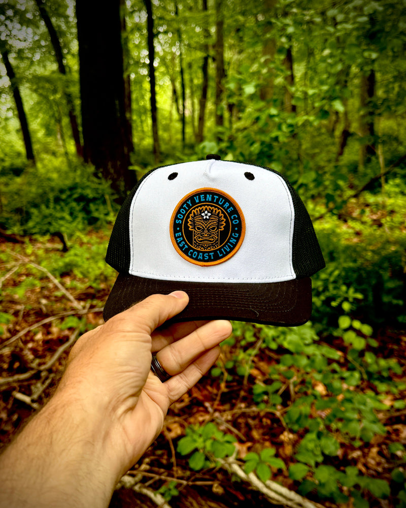 Roam free patch Trucker Snapback Hat
