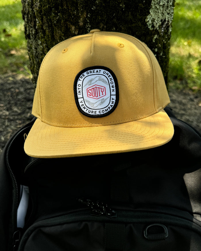 BISCUIT DESTINATION UNKNOWN PATCH PINCH FRONT HAT