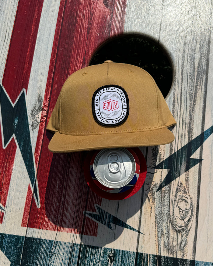BISCUIT DESTINATION UNKNOWN PATCH PINCH FRONT HAT