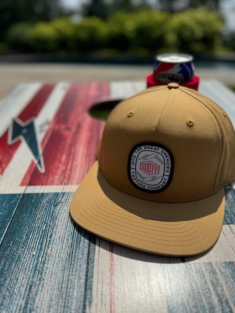 BISCUIT DESTINATION UNKNOWN PATCH PINCH FRONT HAT