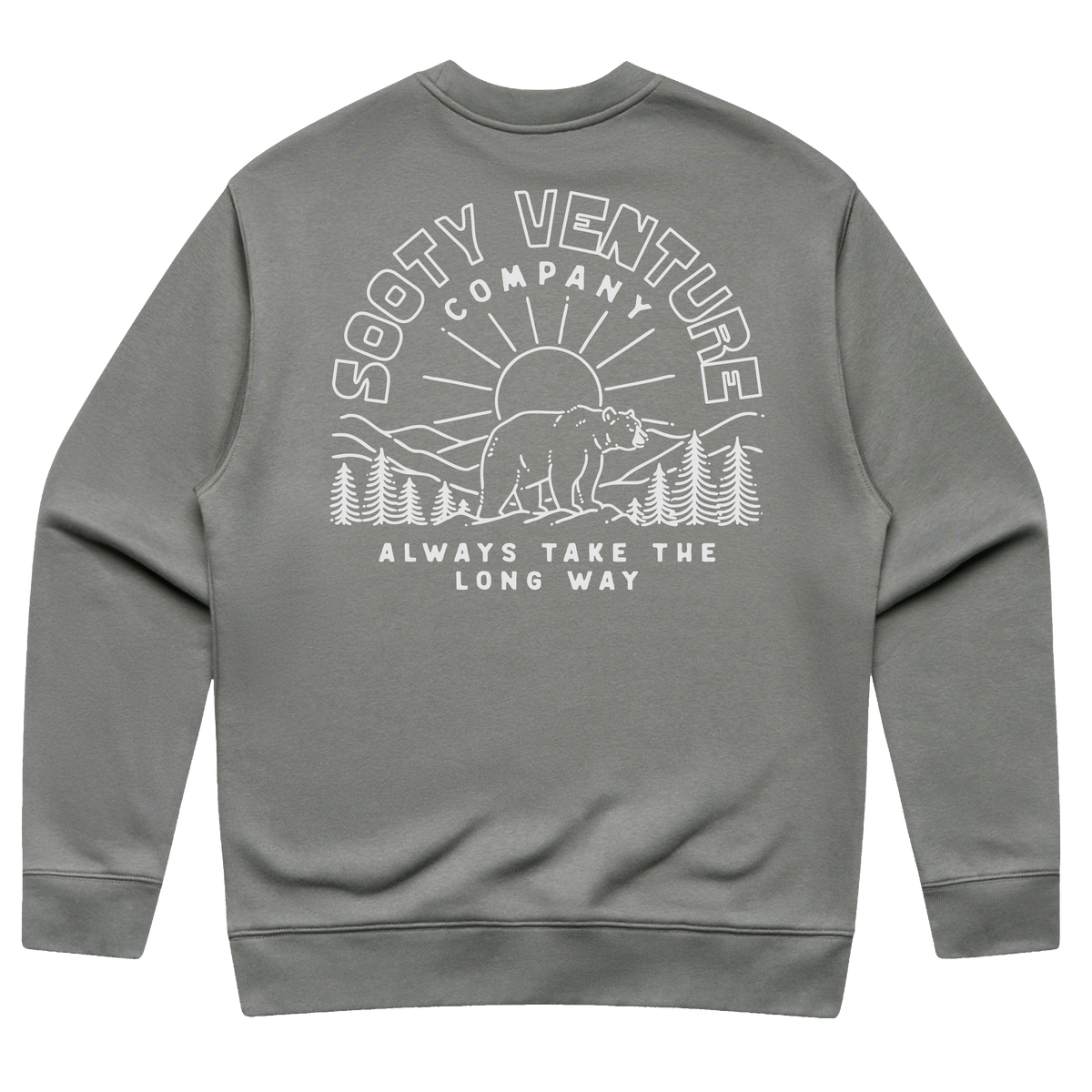 Bear Mountain Relax Crew Sweatshirt