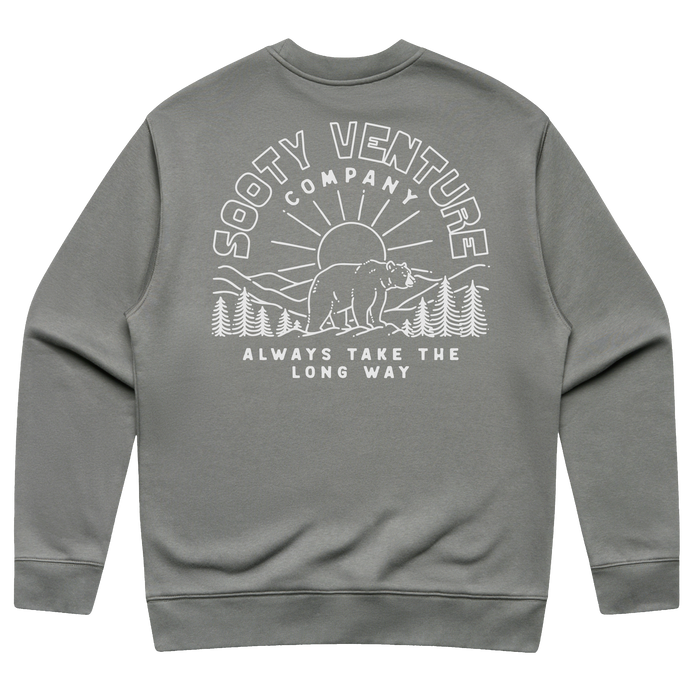 Bear Mountain Relax Crew Sweatshirt