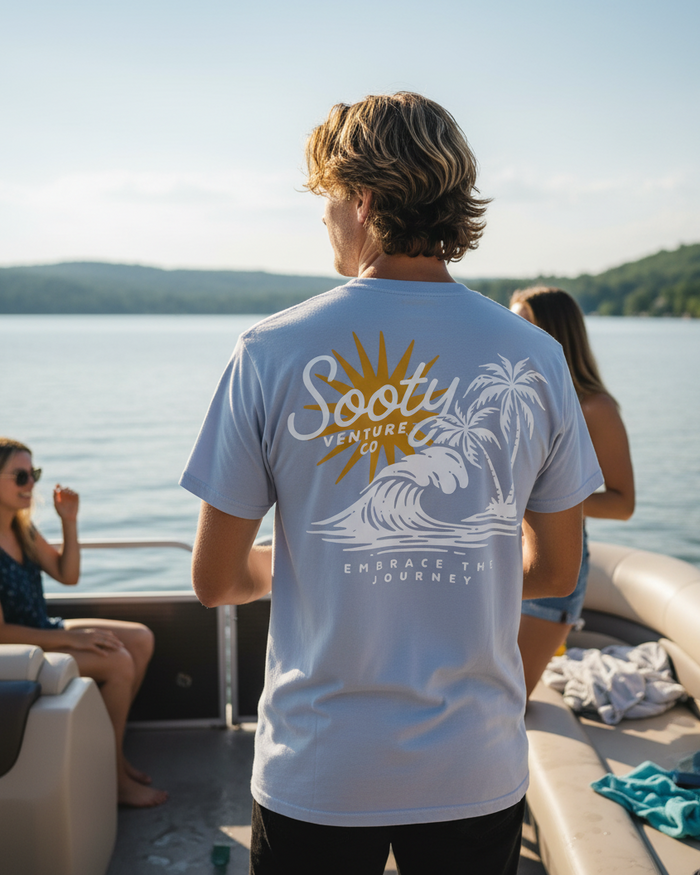 Star Burst Wave Tee - Renderique Photo 1