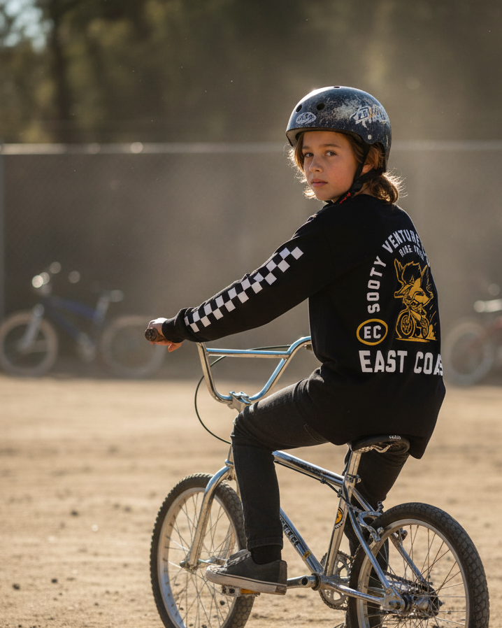 Youth Ride Free Long Sleeve Tee - Renderique Photo 1