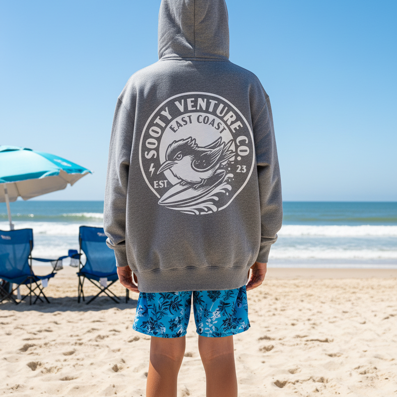 Youth Sooty Surf Hoodie Sweatshirt - Renderique Photo 1