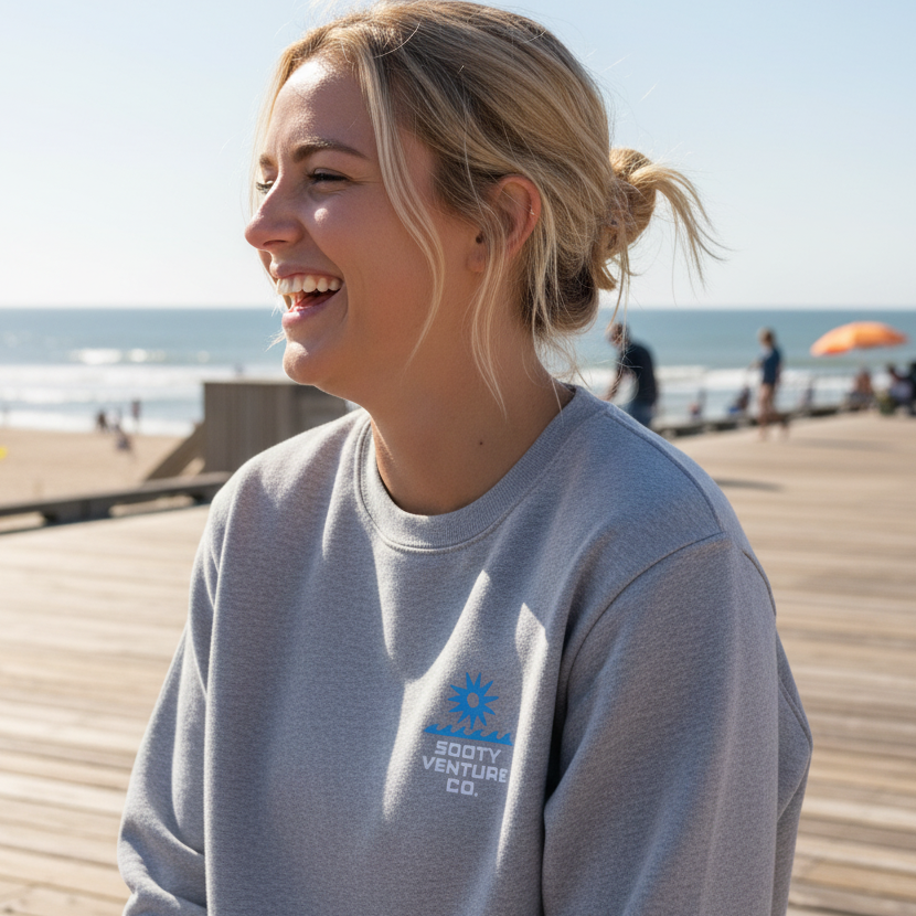 Shoreline Crew Sweatshirt - Renderique Photo 1