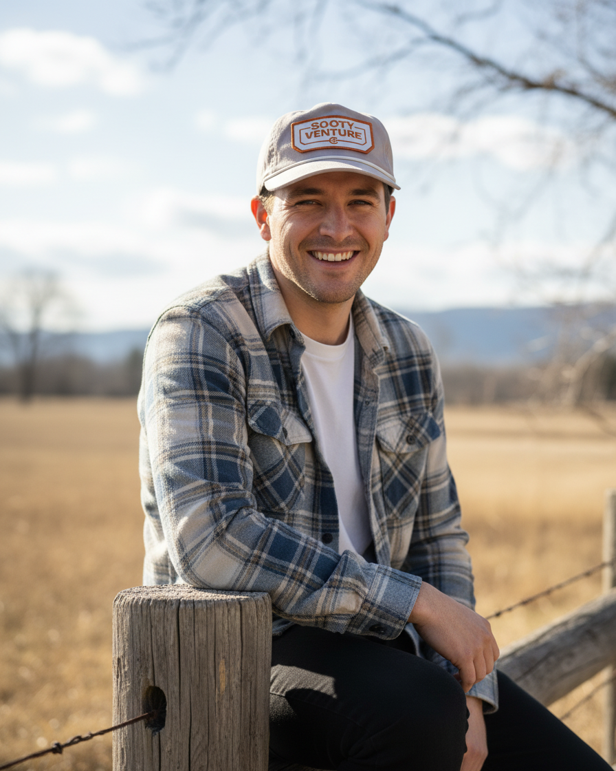 Sooty Patch Snap Back Rope Hat - Renderique Photo 1