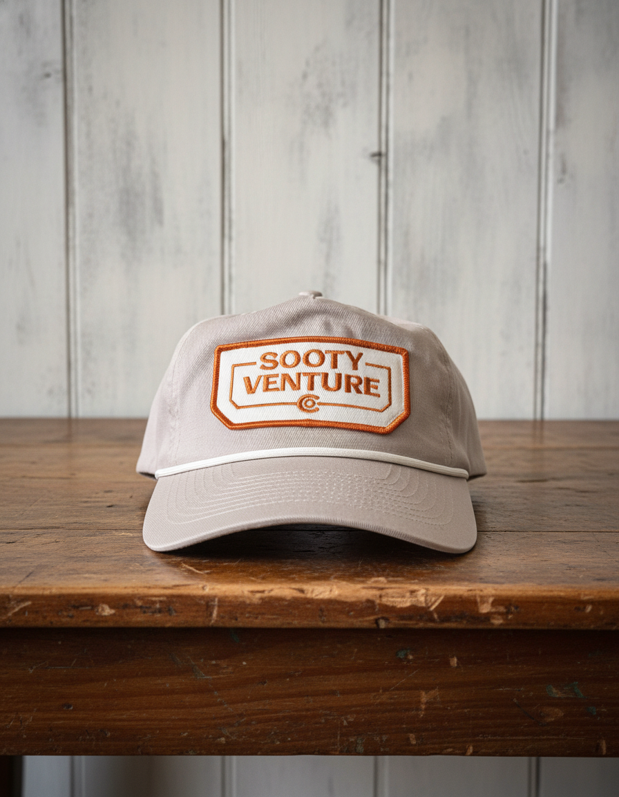 Sooty Patch Snap Back Rope Hat - Renderique Photo 1