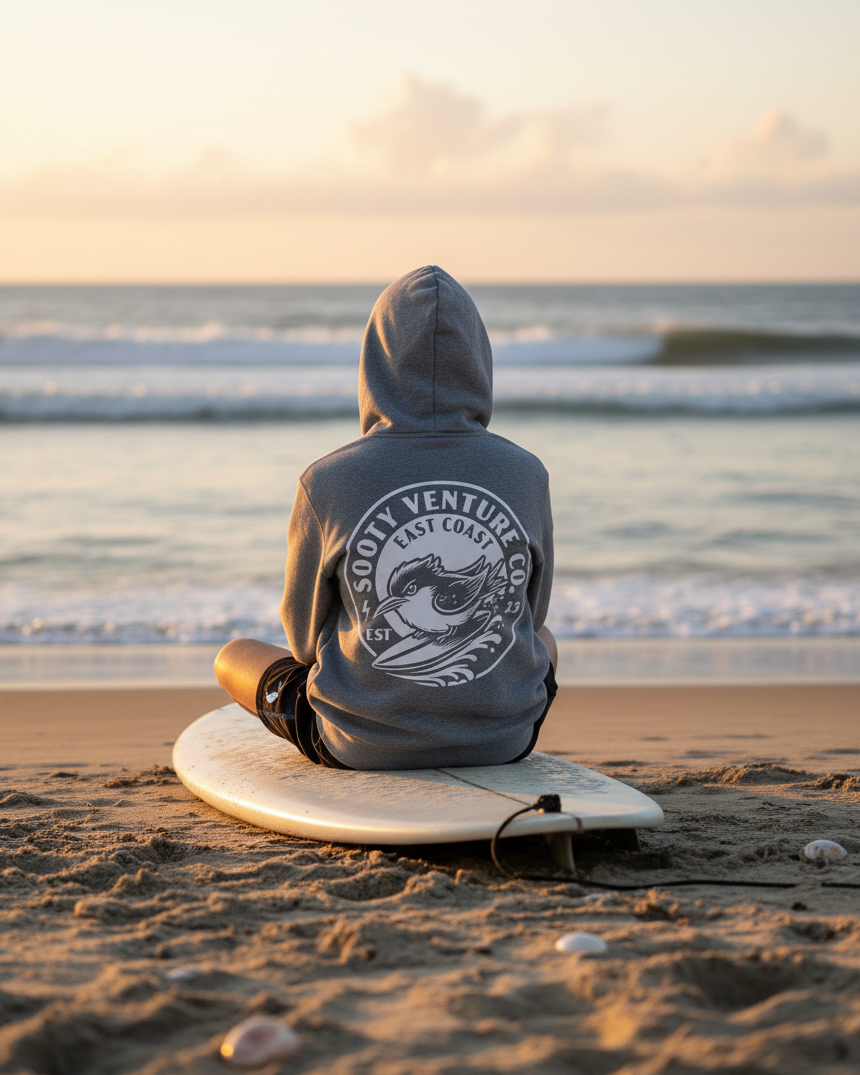 Youth Sooty Surf Hoodie Sweatshirt - Renderique Photo 1