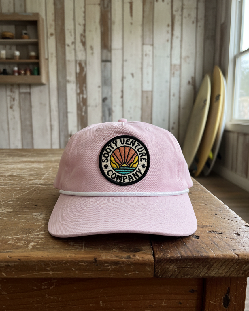 Sun Horizon Patch Snapback Hat - Renderique Photo 1
