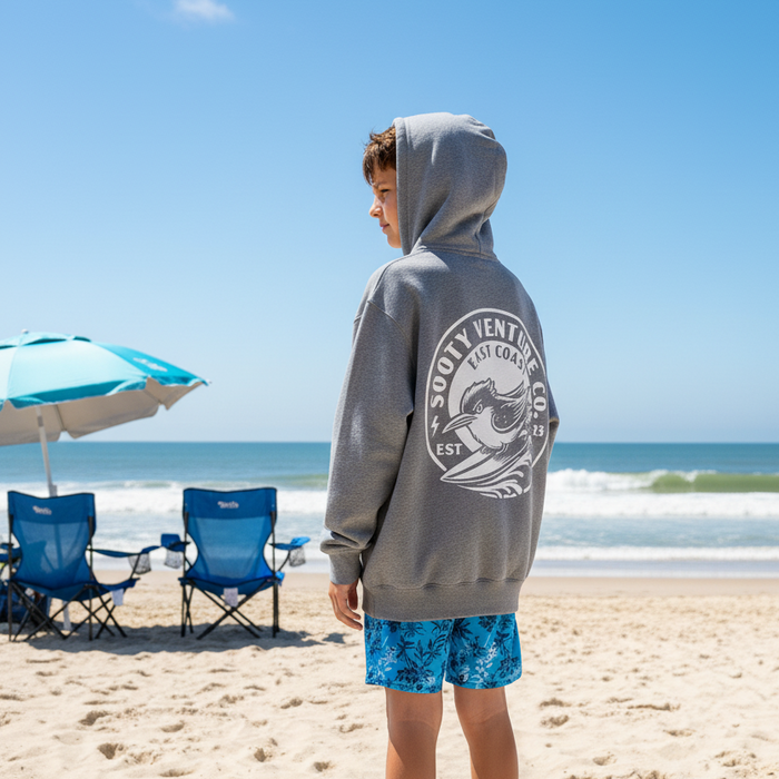 Youth Sooty Surf Hoodie Sweatshirt - Renderique Photo 2