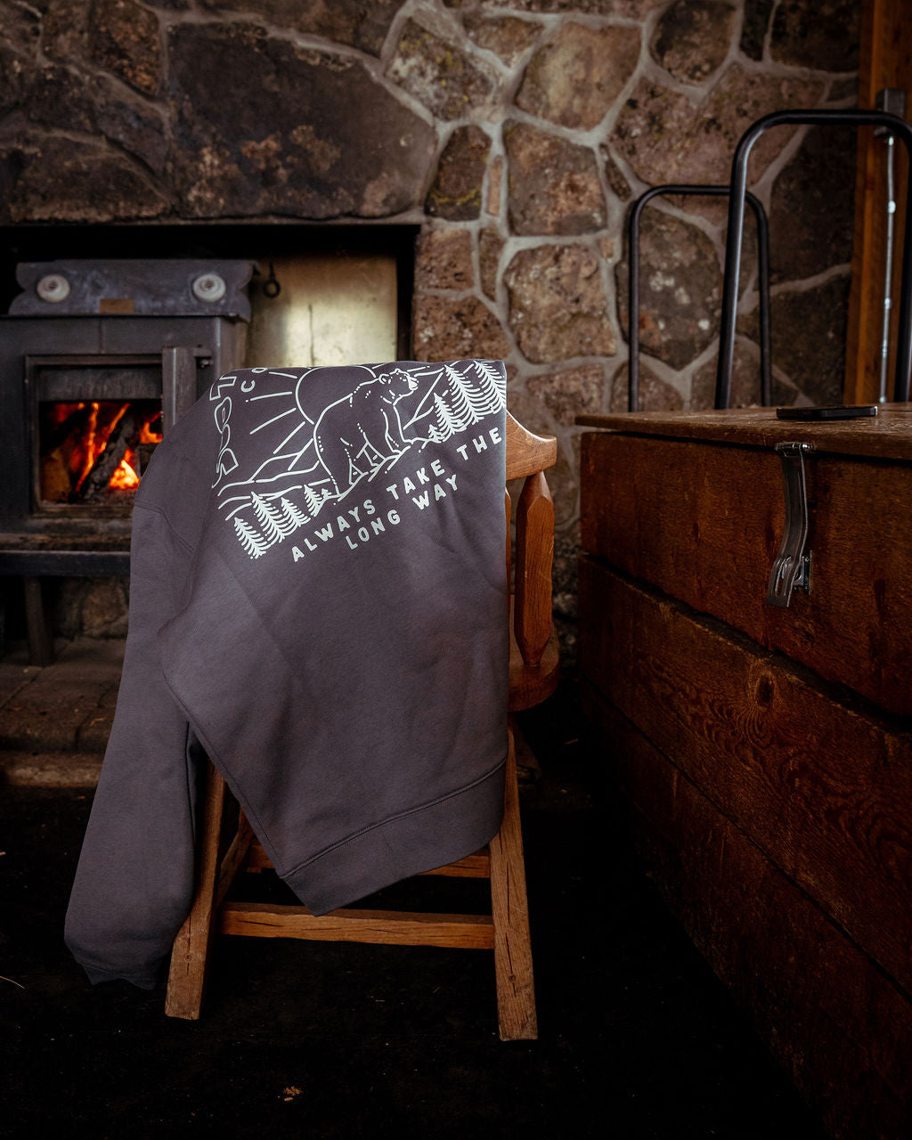 Bear Mountain Relax Crew Sweatshirt