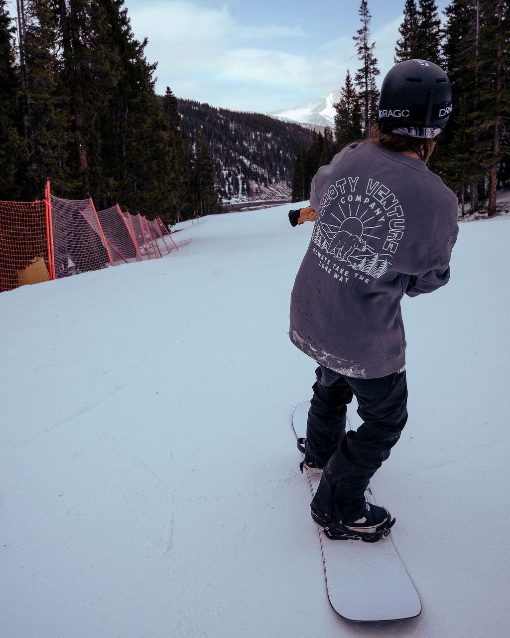 Bear Mountain Relax Crew Sweatshirt