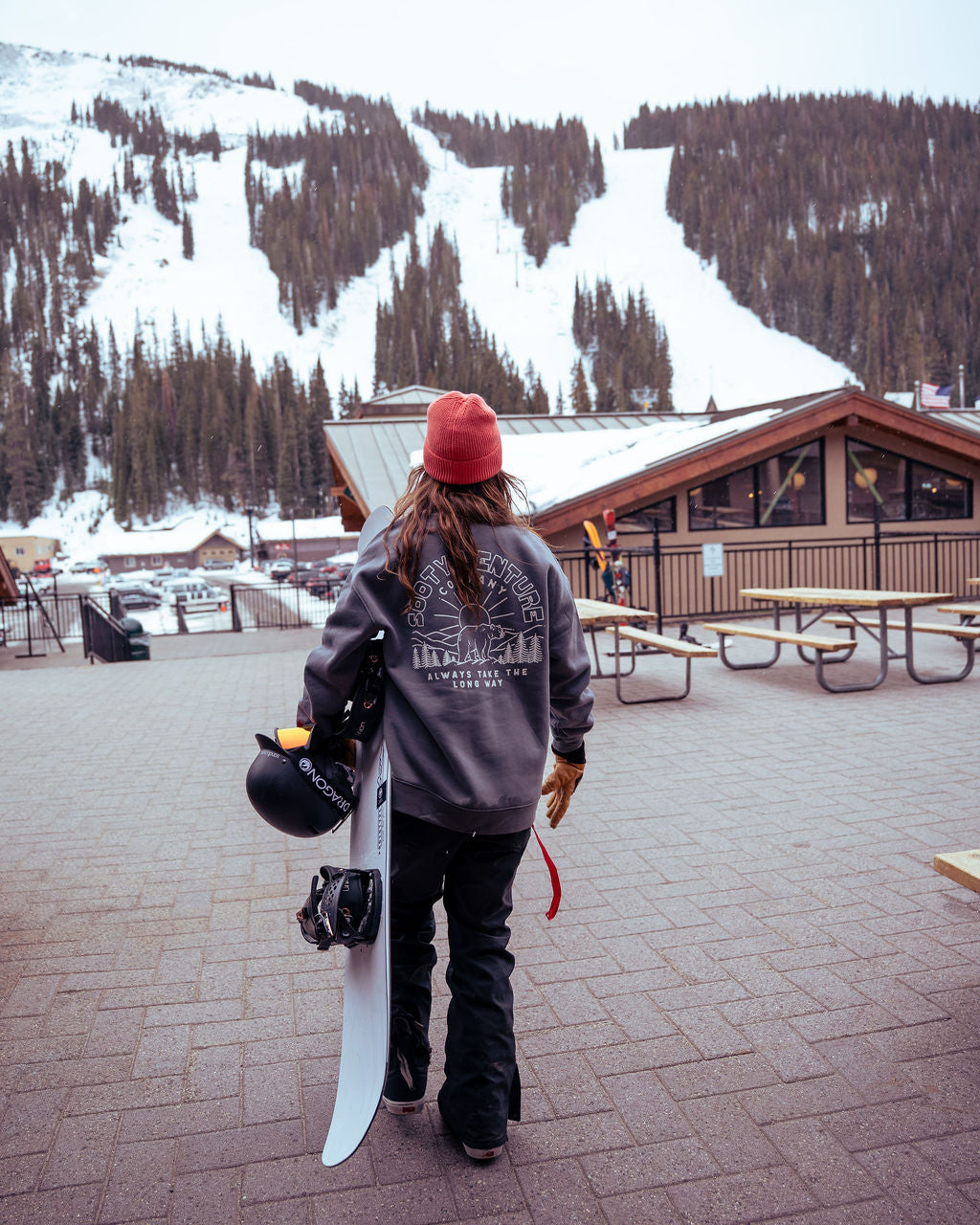 Bear Mountain Relax Crew Sweatshirt